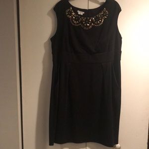 London Times Black Dress
